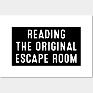 Reading The Original Escape Room Posters and Art